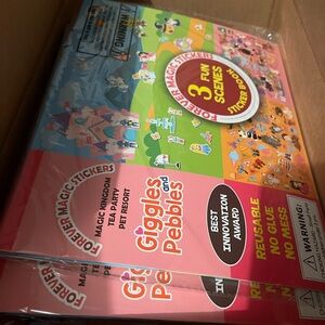 Bulk 30pk Magic Sticker Book Reusable and Washable for toddlers & kids classroom